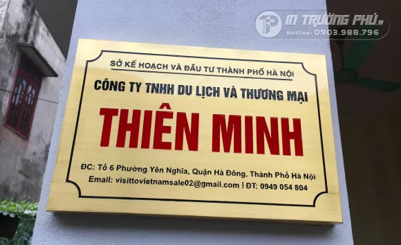 In Ăn Mòn Và Ứng Dụng Trong Sản Xuất Biển Số Nhà, Biển Công Ty