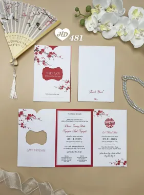 Thiệp cưới thông dụng - HD 481