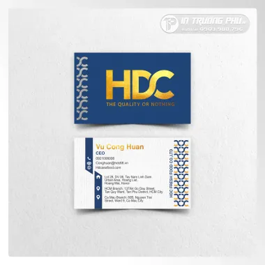 Danh thiếp Giấy mỹ thuật