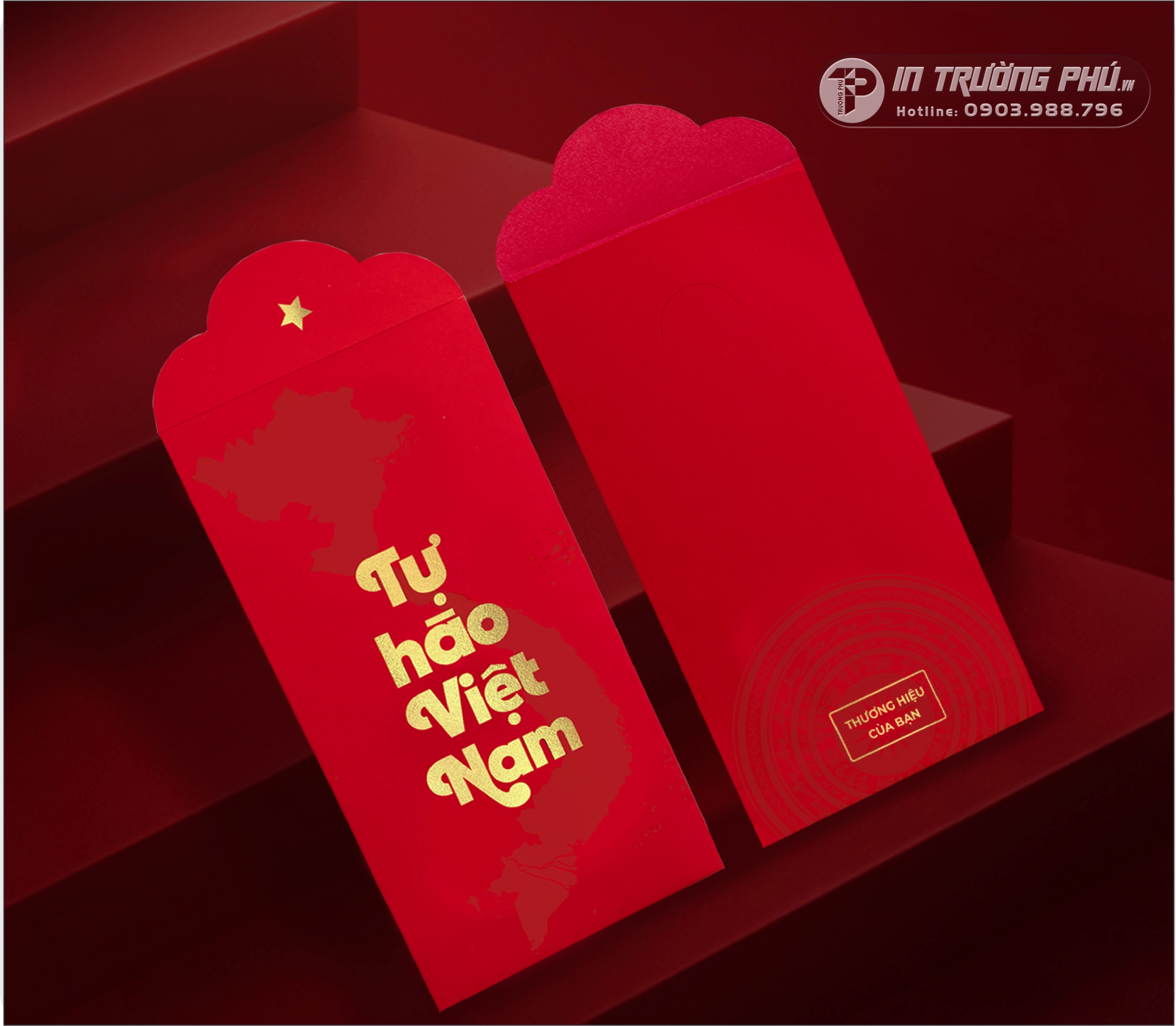 Bao lì xì ép kim cao cấp