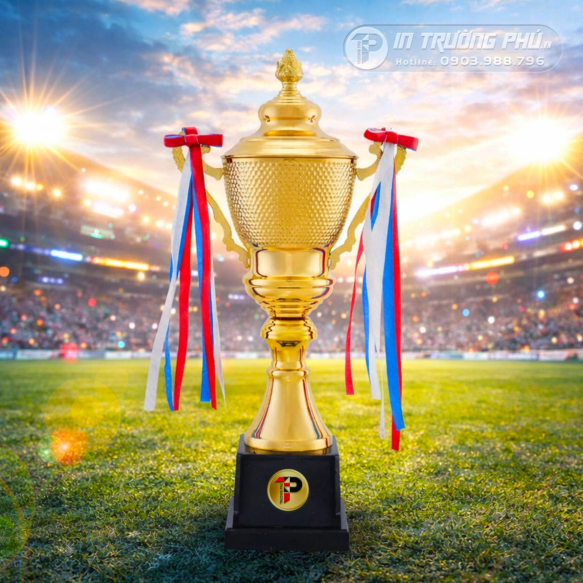 Cúp thể thao - In Trường Phú - Cúp Vinh Danh - Quà Tặng Ý Nghĩa - Trao Giải Lưu Niệm
