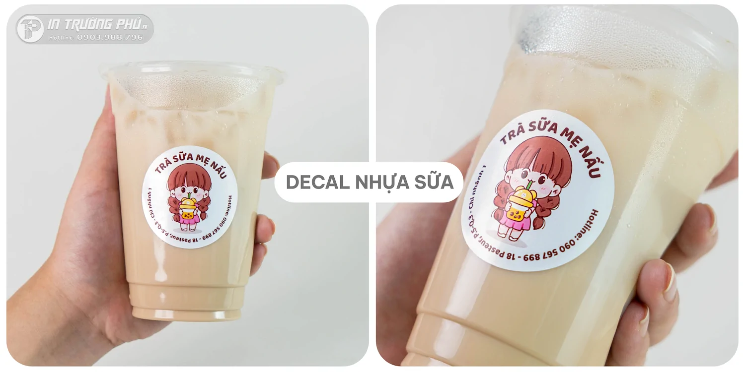 Nh&atilde;n Decal Nhựa - in trường ph&uacute;