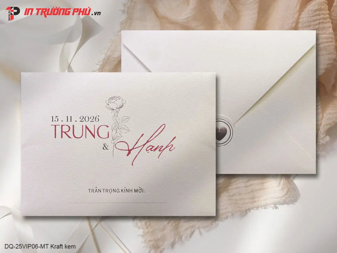 thiệp cưới cao cấp - IN TRƯỜNG PHÚ