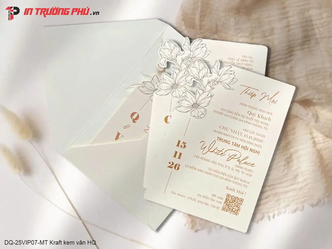 thiệp cưới cao cấp - IN TRƯỜNG PHÚ