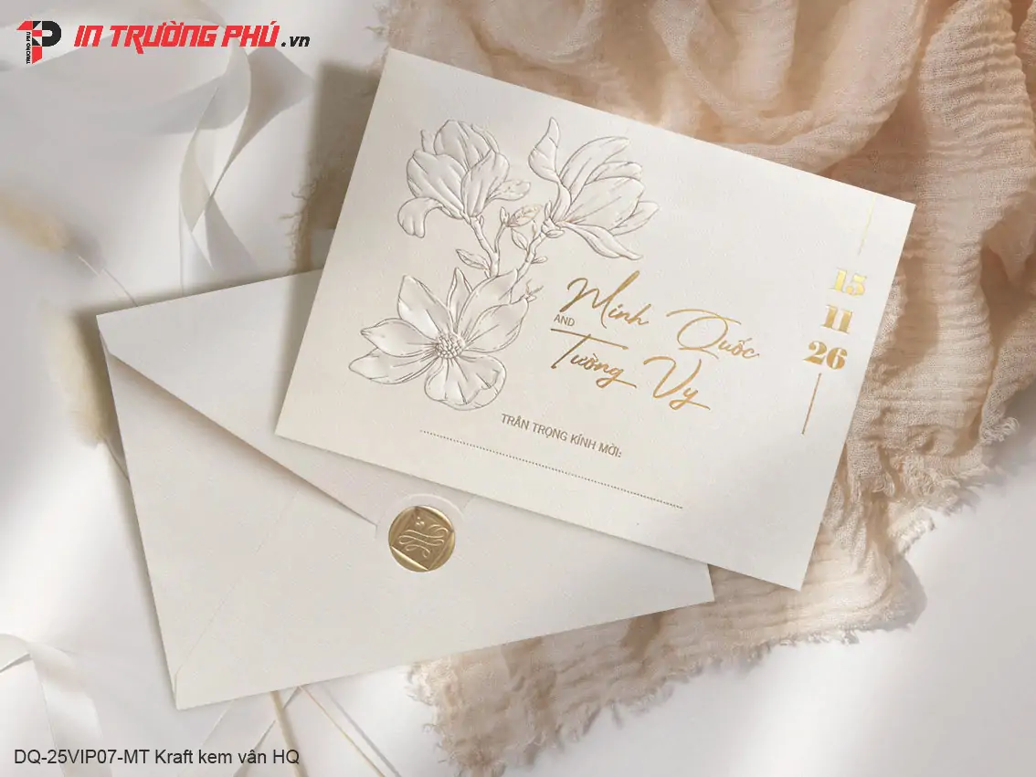 thiệp cưới cao cấp - IN TRƯỜNG PHÚ