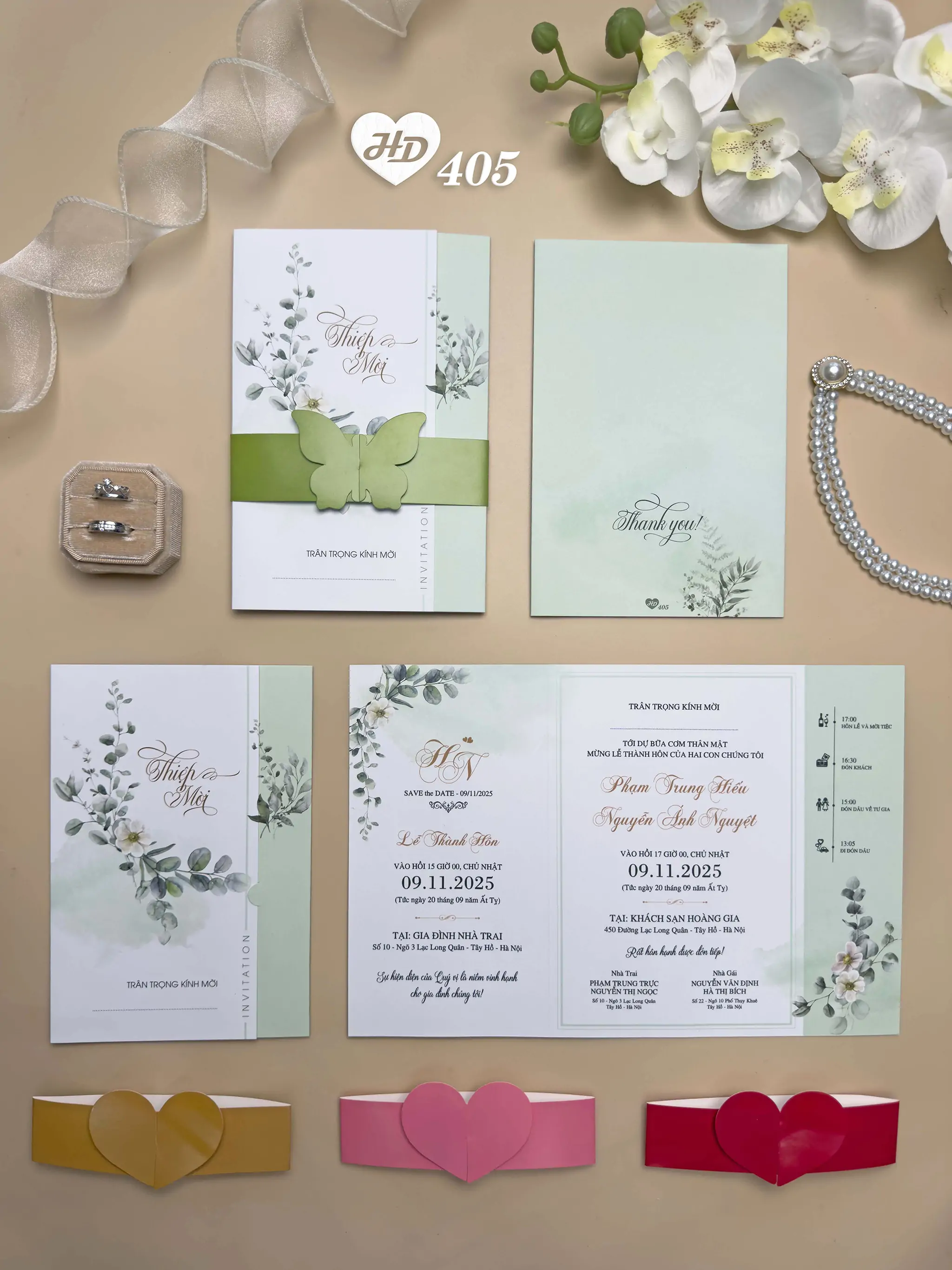 Thiệp cưới HD 405