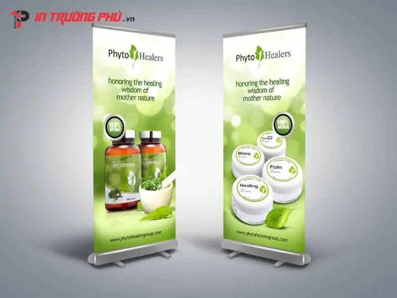 Standee in tr&ecirc;n PP